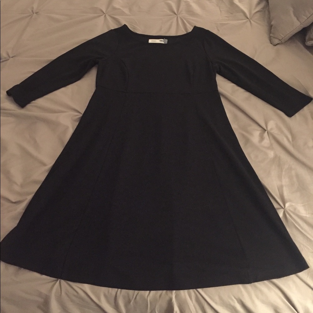 LBD! Old Navy Maternity Fit & Flare Midi Dress